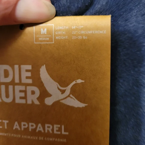 Eddie Bauer size med lined dog coat very cute - Picture 6 of 10